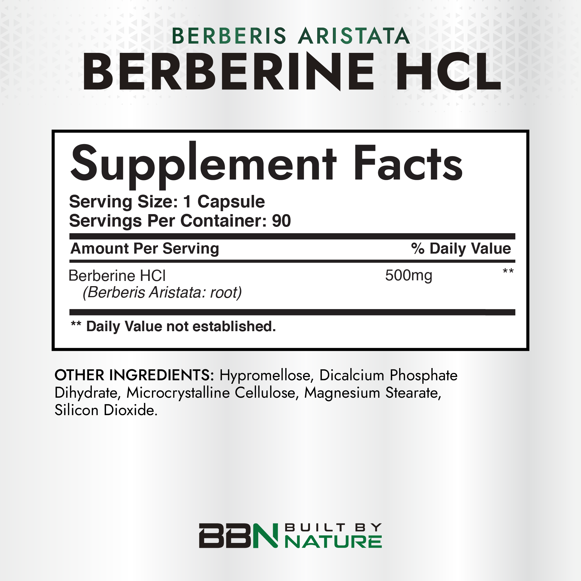 Private Label Berberine HCl