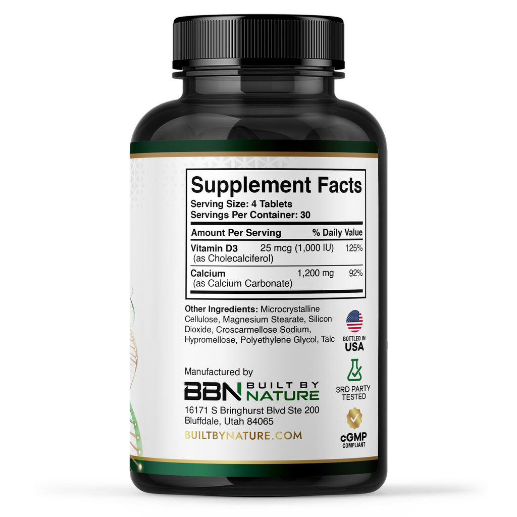 Private Label Calcium with Vitamin D3
