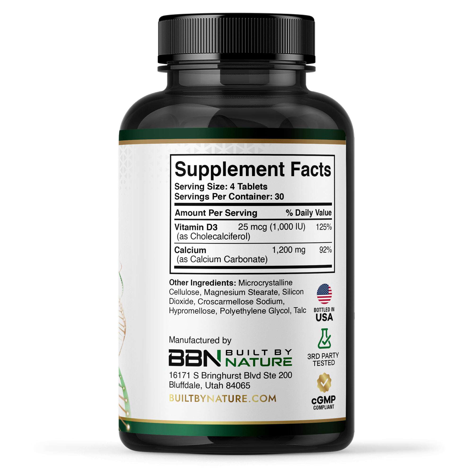 Private Label Calcium with Vitamin D3