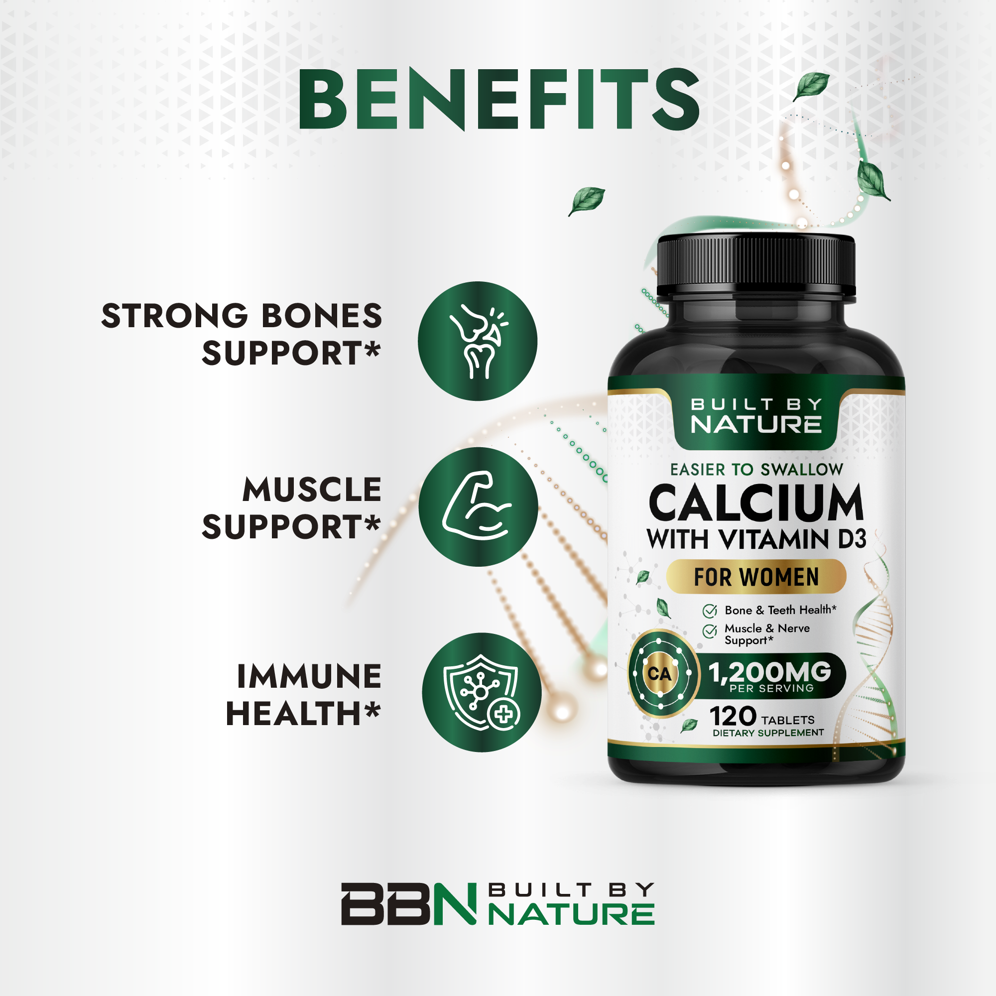 Private Label Calcium with Vitamin D3