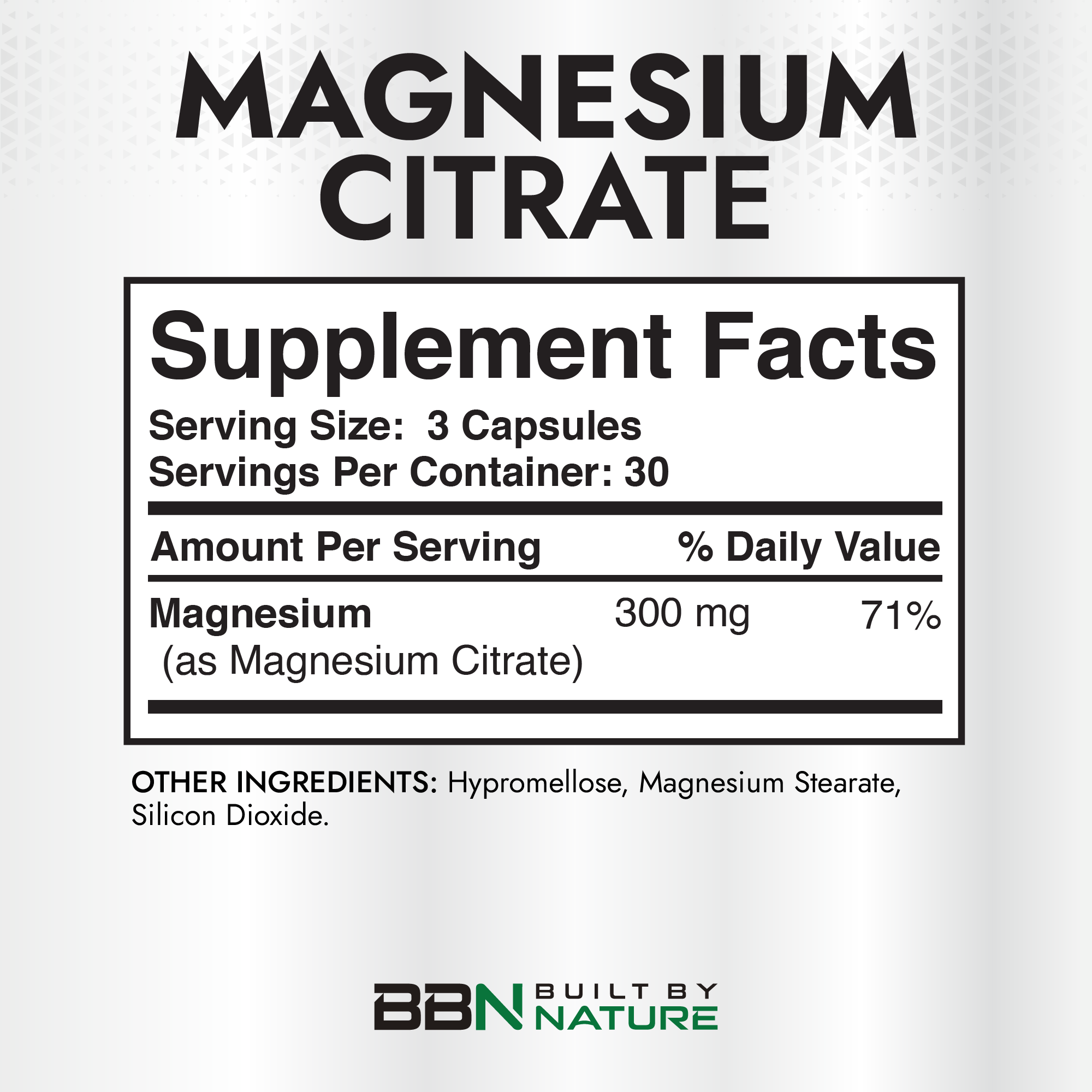 Private Label Magnesium Citrate