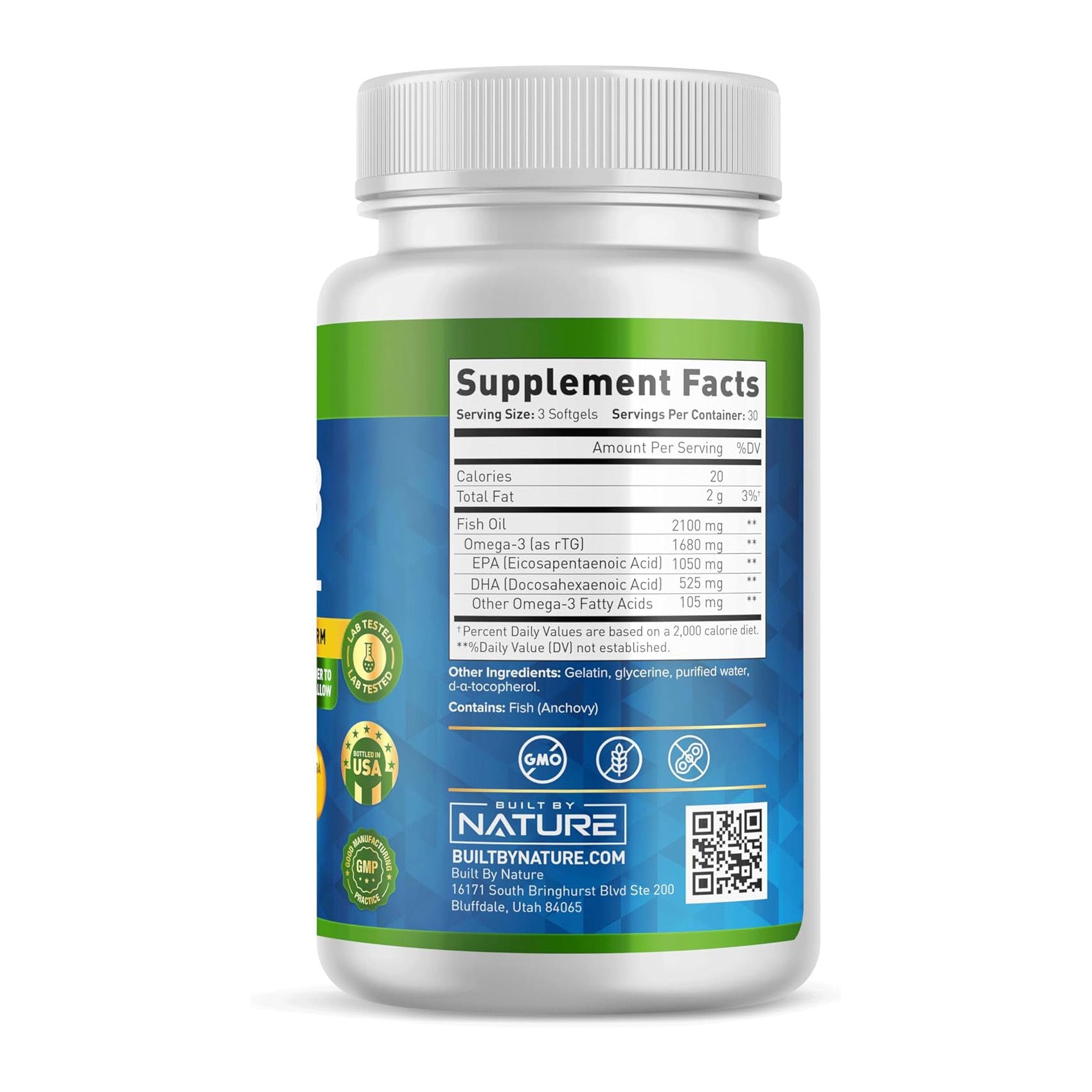 Private Label Omega 3 Mini Fish Oil