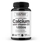 Private Label Calcium with Vitamin D3