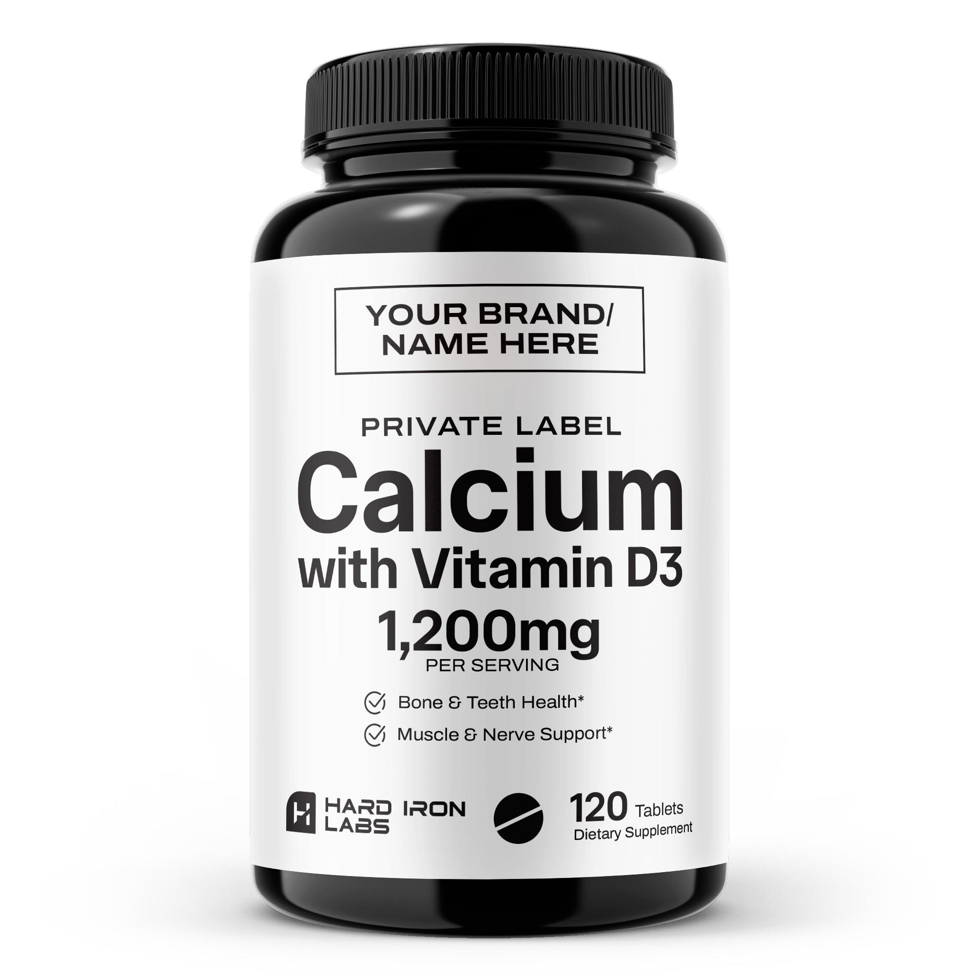 Private Label Calcium with Vitamin D3