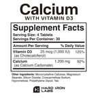 Private Label Calcium with Vitamin D3