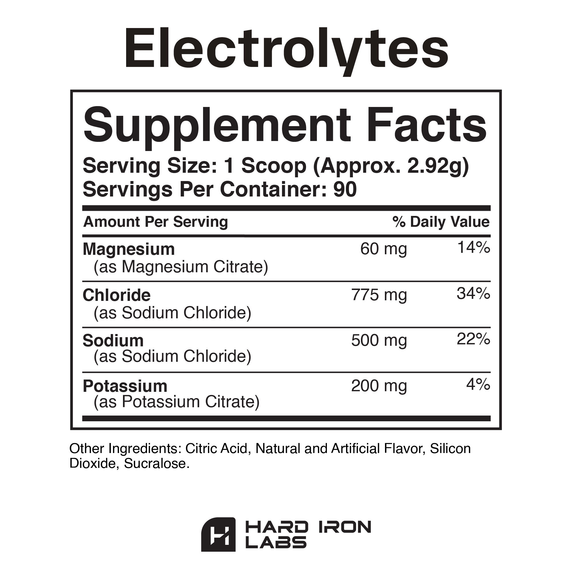 Private Label Electrolytes Powder