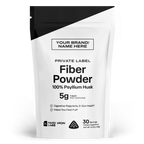 Private Label Psyllium Husk Fiber Powder