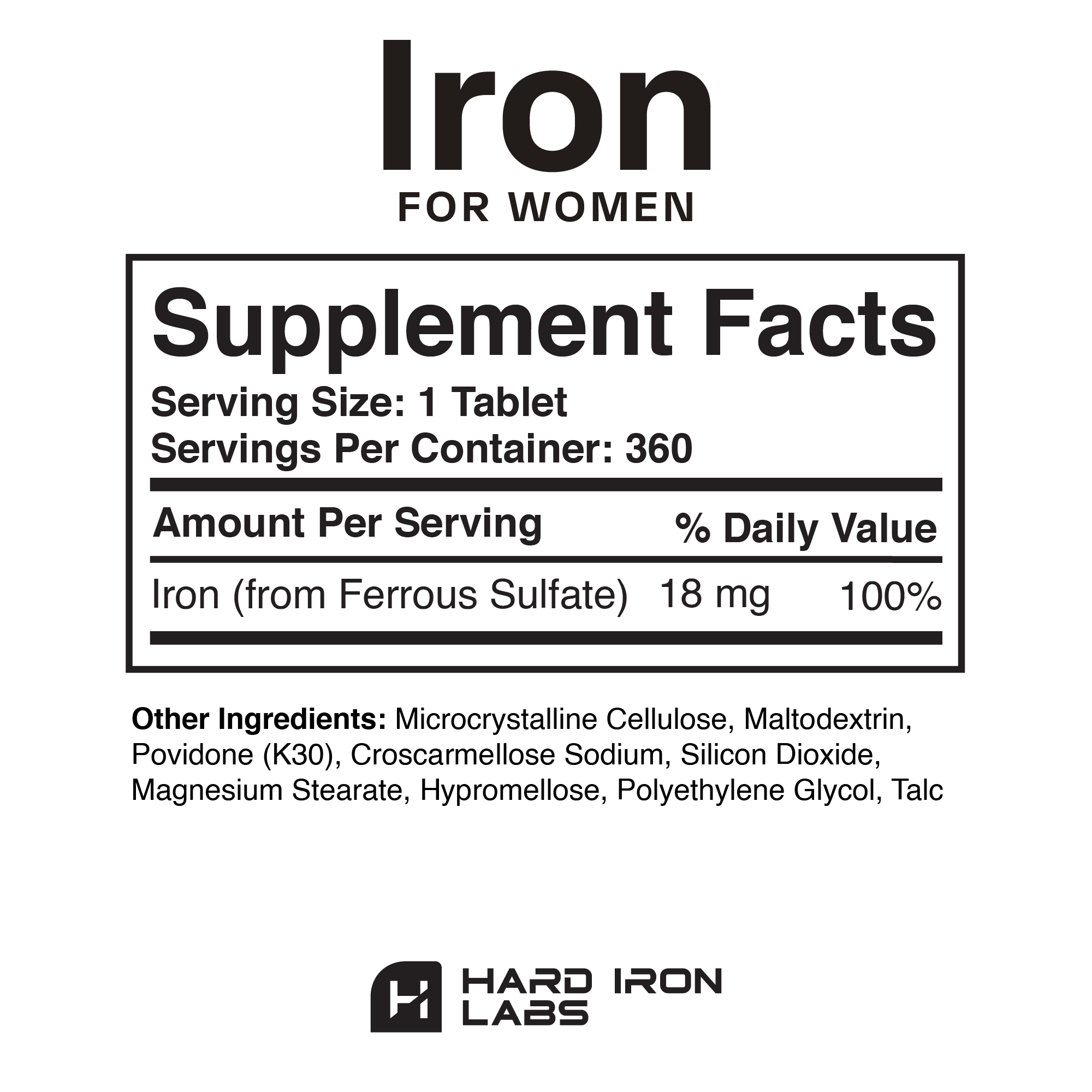 Private Label Iron