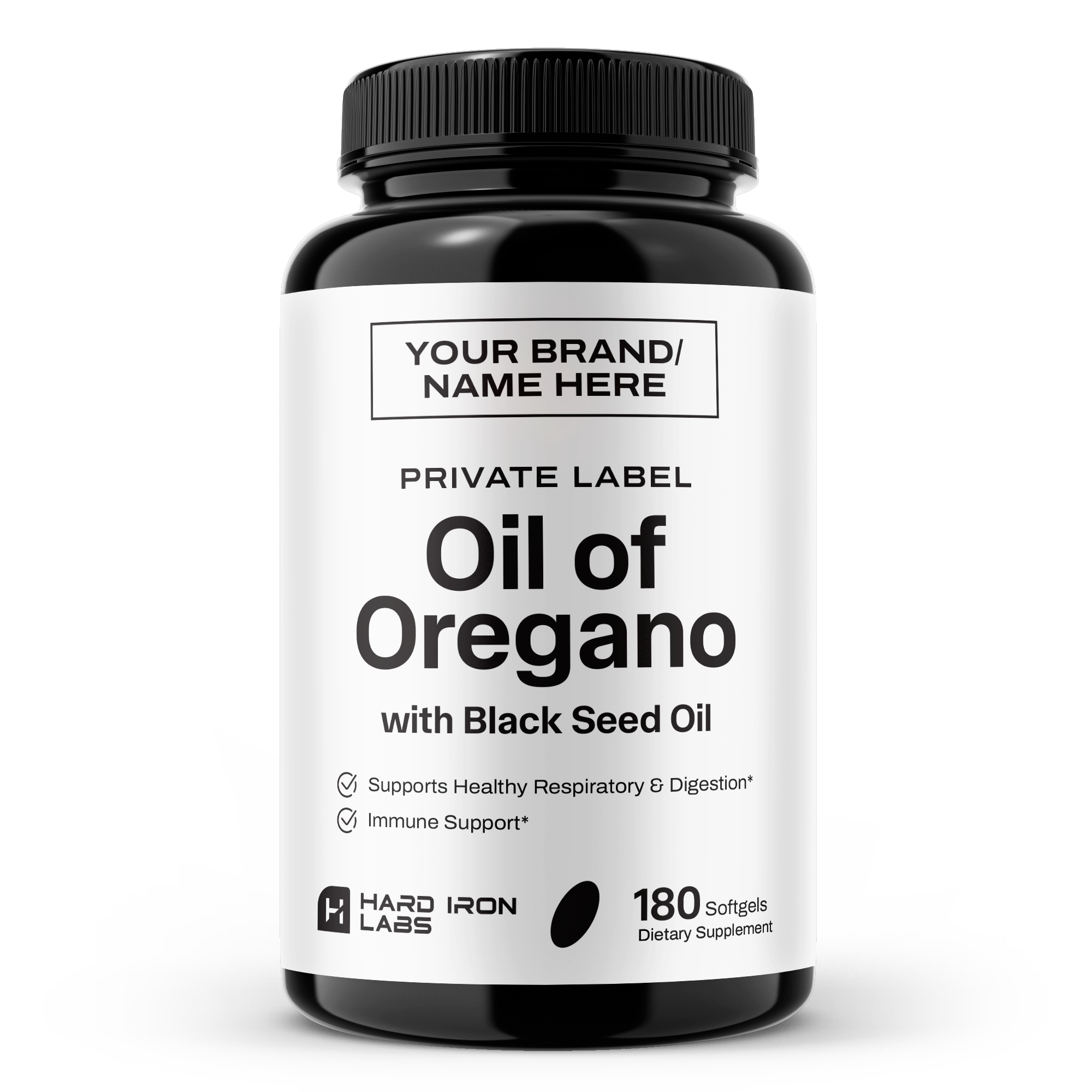 Private Label Oil of Oregano with Black Seed Oil