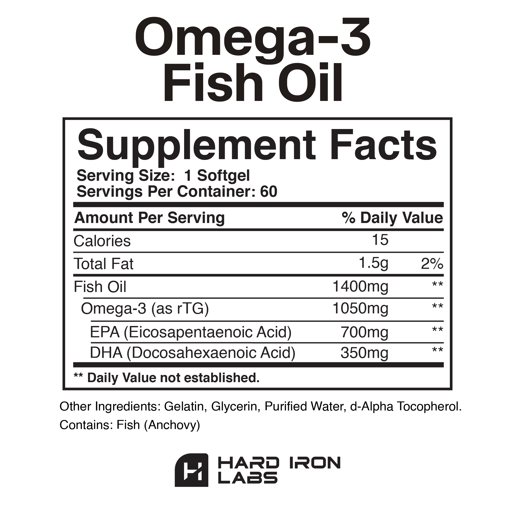Private Label Omega 3 Fish Oil
