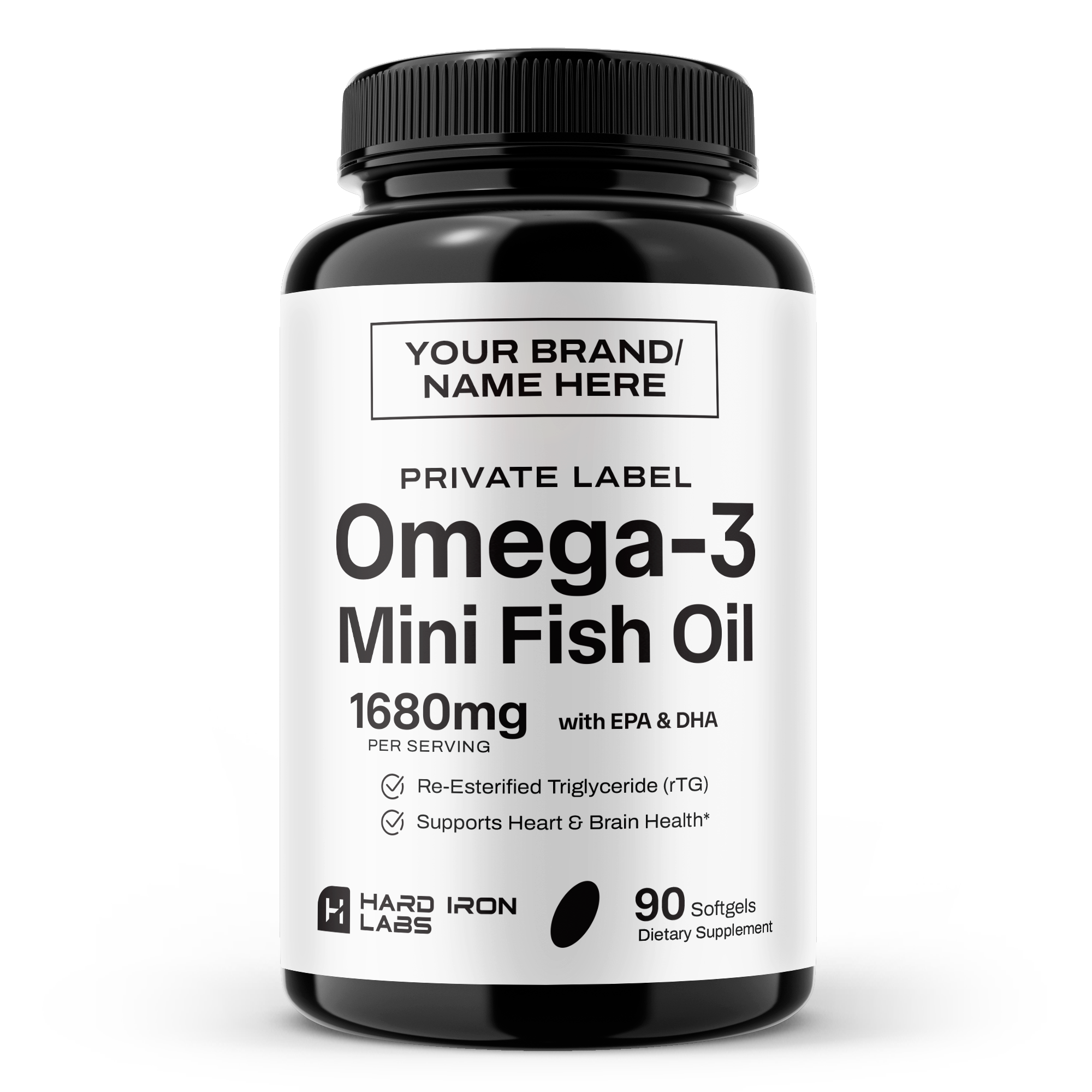 Private Label Omega 3 Mini Fish Oil
