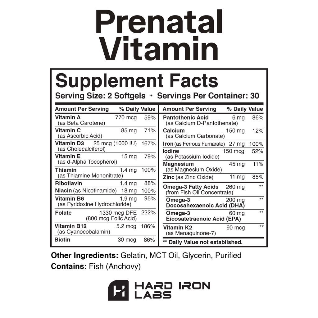 Private Label Prenatal Vitamin