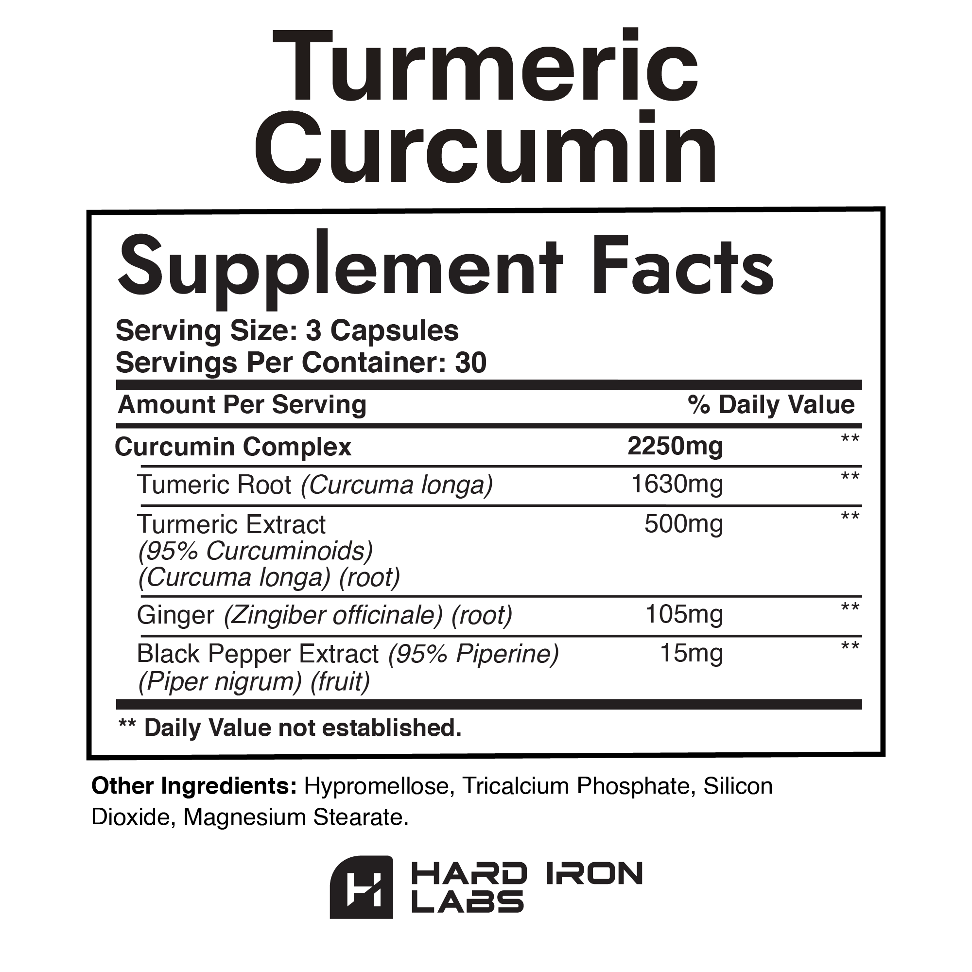 Private Label Turmeric Curcumin