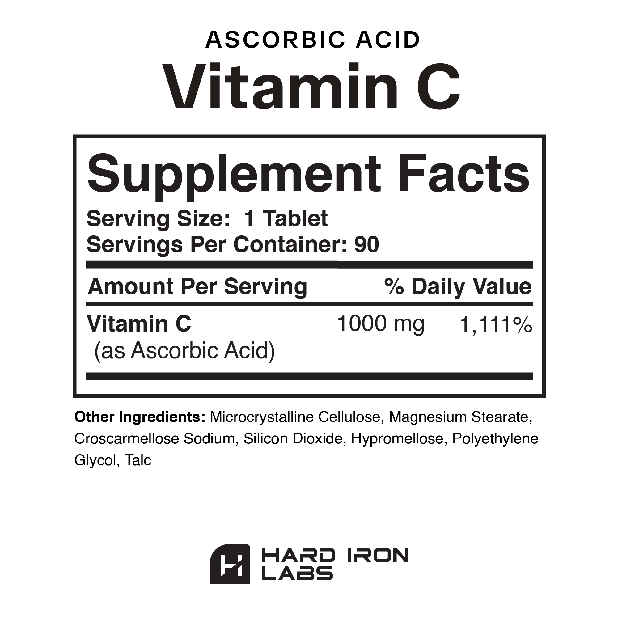 Private Label Vitamin C
