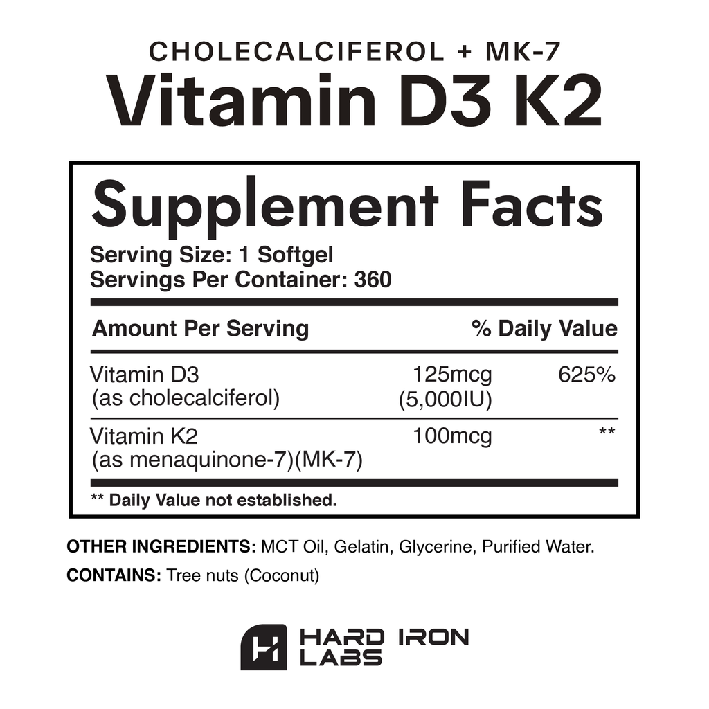 Private Label Vitamin D3 K2