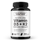 Private Label Vitamin D3 K2