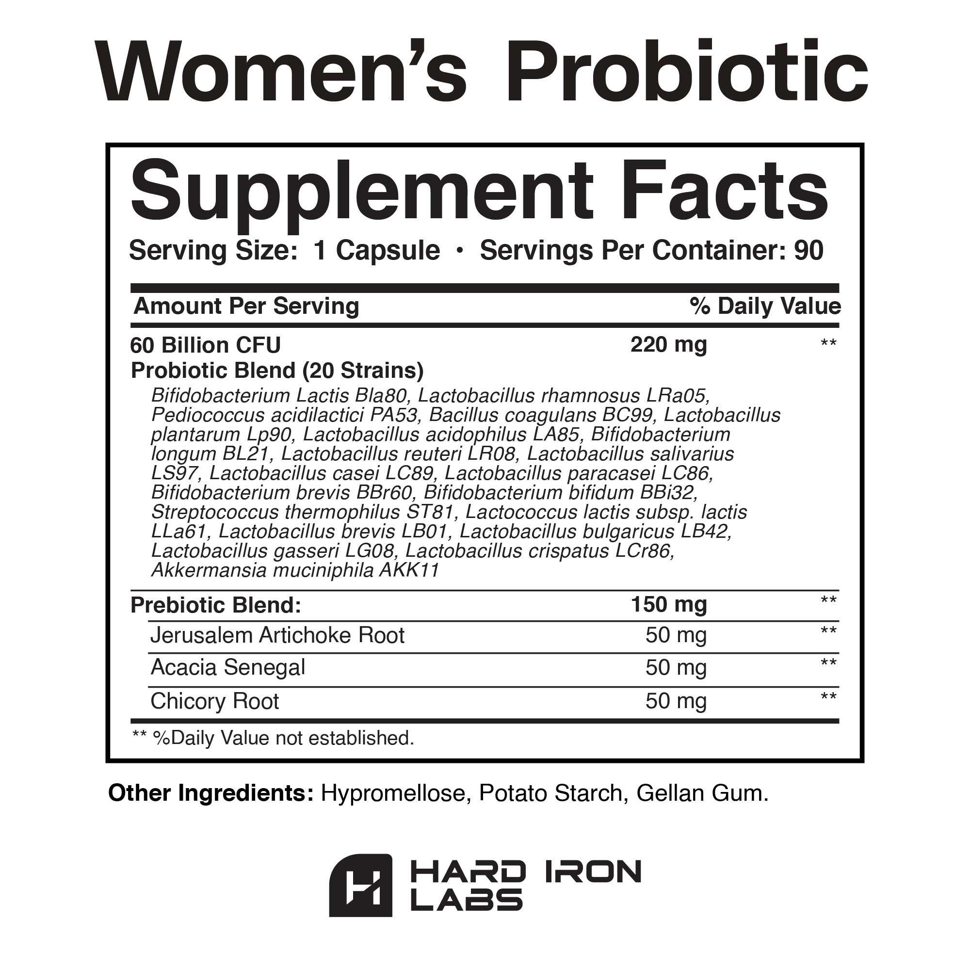 Private Label Probiotic for Women